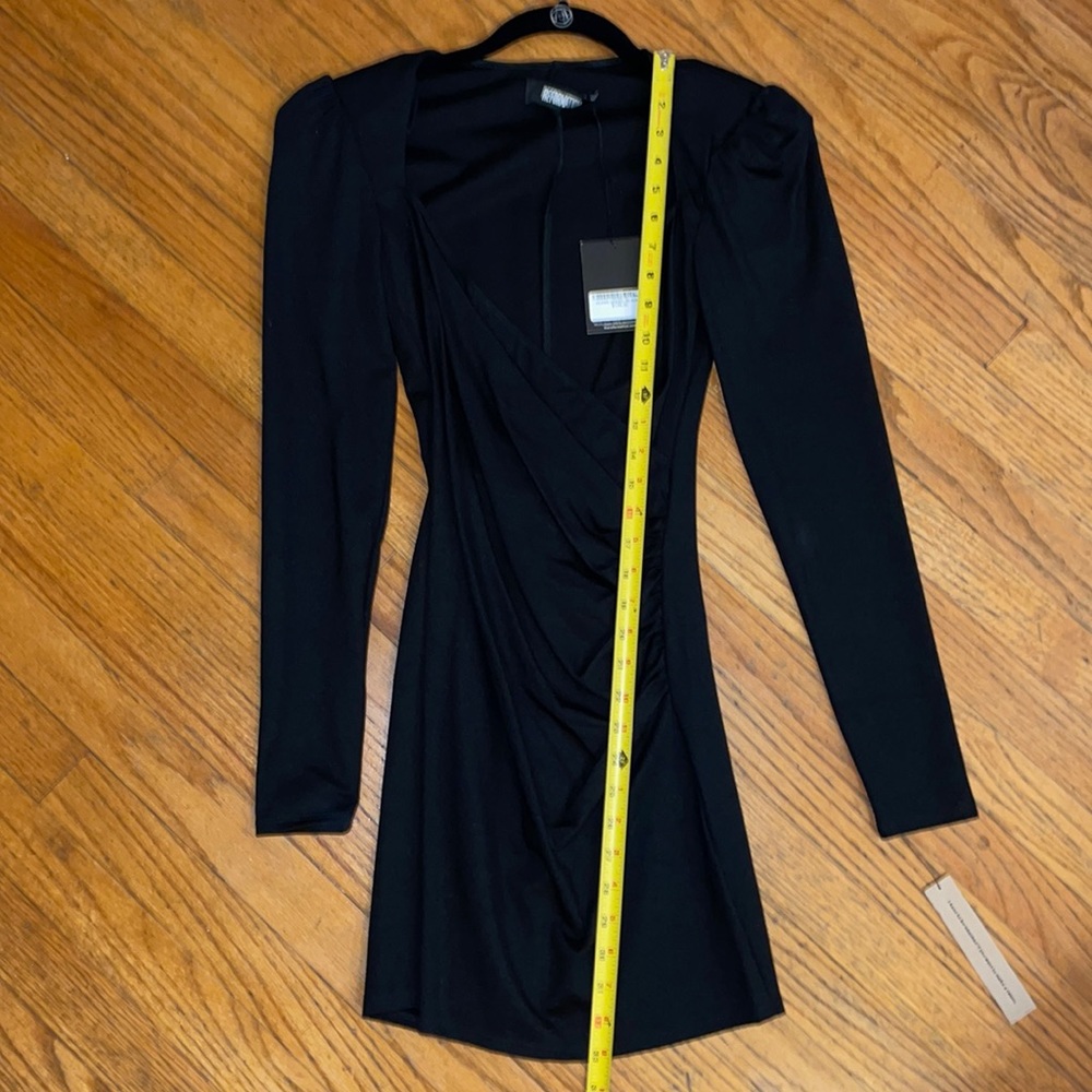 Reformation Adams Mini Dress Black, Small - Picture 4 of 4